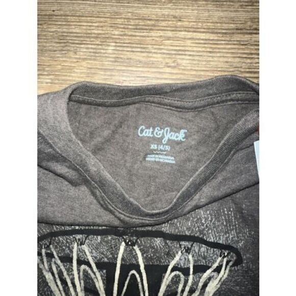 Cat & Jack Basketball Slam Dunk Short Sleeve T Shirt XS(4/5) NWT. E - Picture 2 of 3